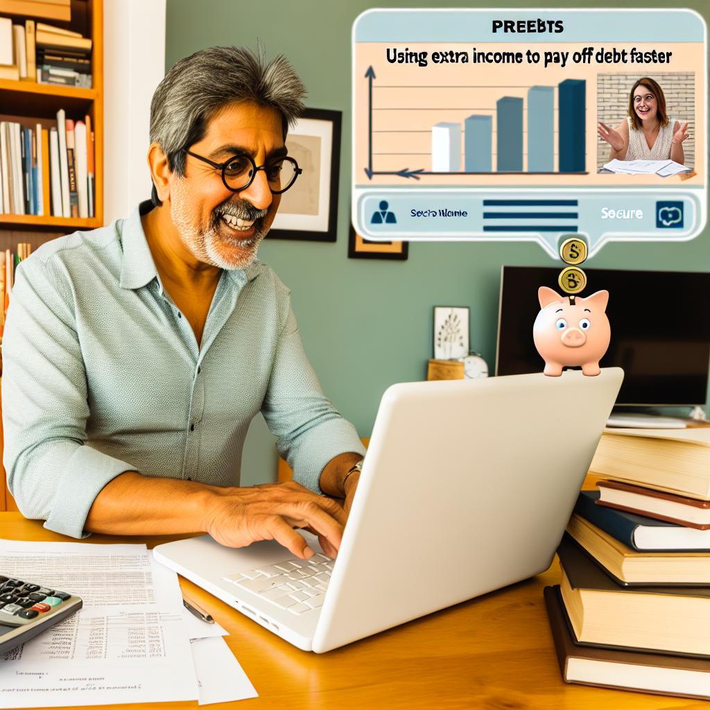 How to Use Extra Income to Pay Off Debt Faster