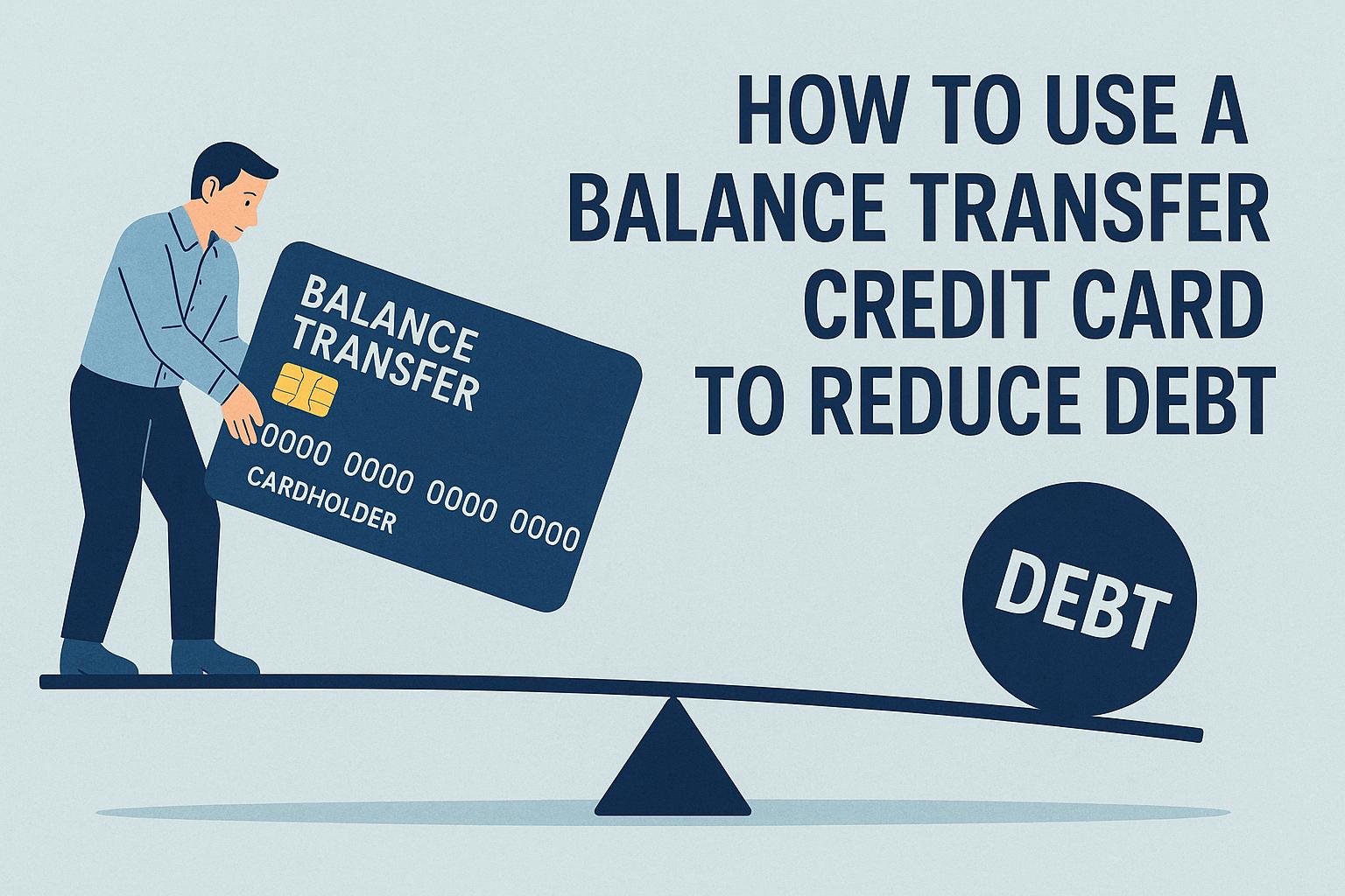 How to Use a Balance Transfer Credit Card to Reduce Debt