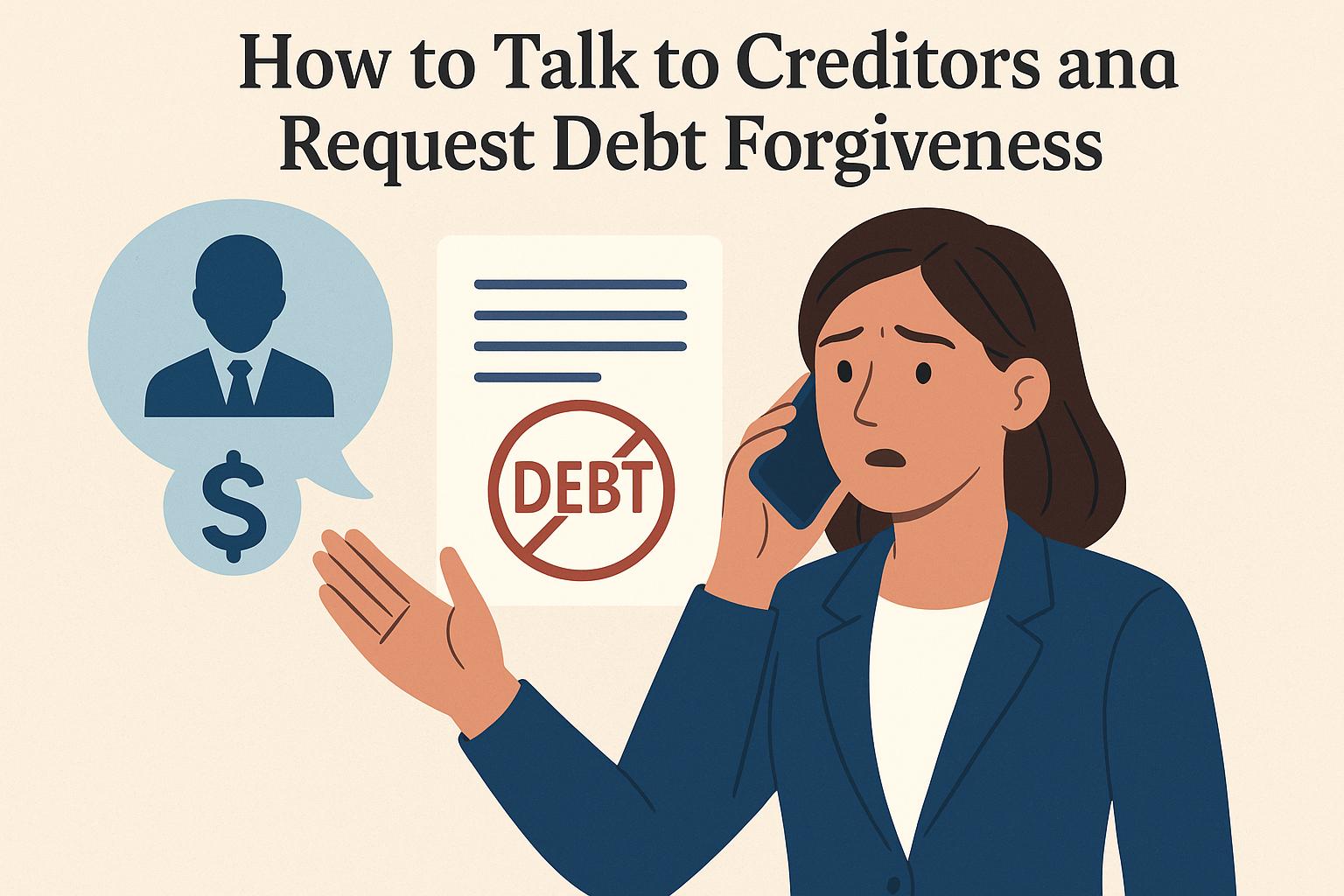 How to Talk to Creditors and Request Debt Forgiveness