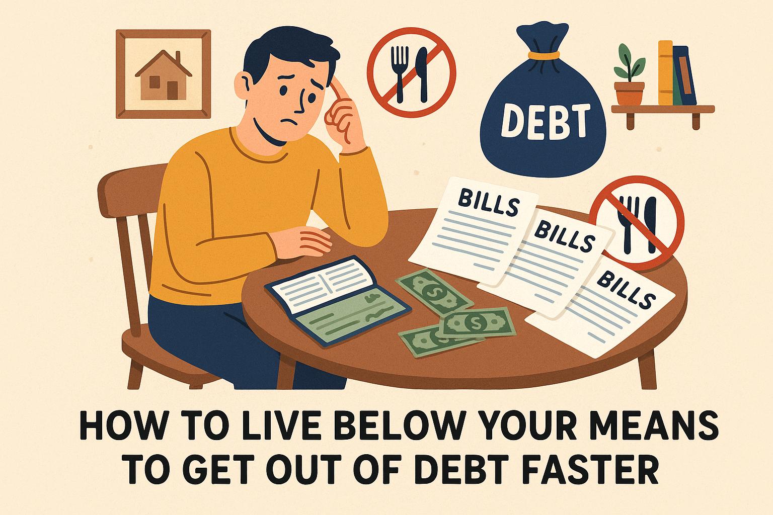 How to Live Below Your Means to Get Out of Debt Faster