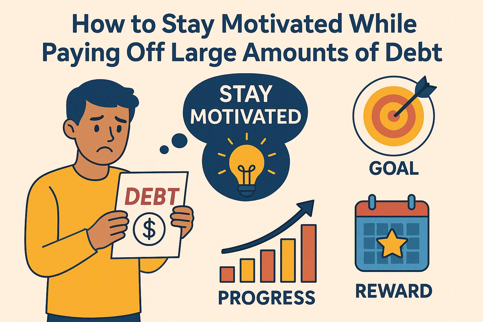 How to Stay Motivated While Paying Off Large Amounts of Debt